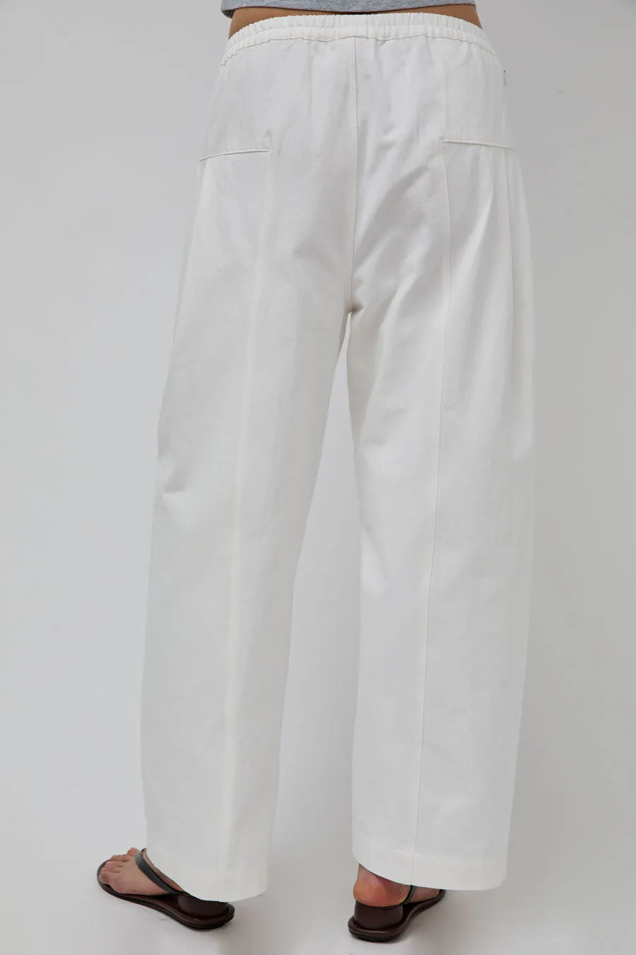 Deiji Studios Pleat Pant in White sold by No. 6 product image thumbnail 5