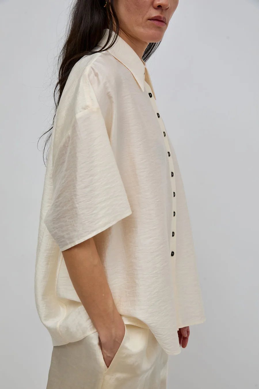 CORDERA Short Sleeve Shirt in Marfil sold by No. 6 product image thumbnail 4