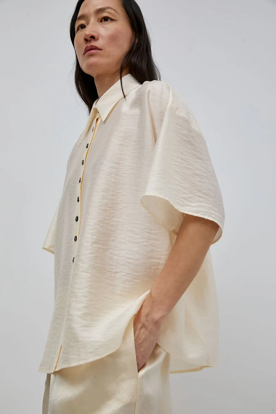 CORDERA Short Sleeve Shirt in Marfil sold by No. 6 product image thumbnail 2