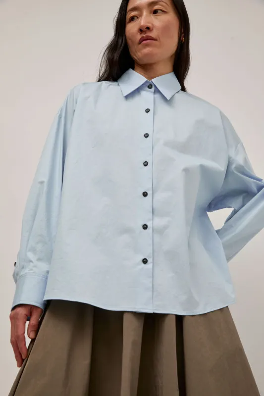 CORDERA Oversized Shirt in Light Blue made by Cordera