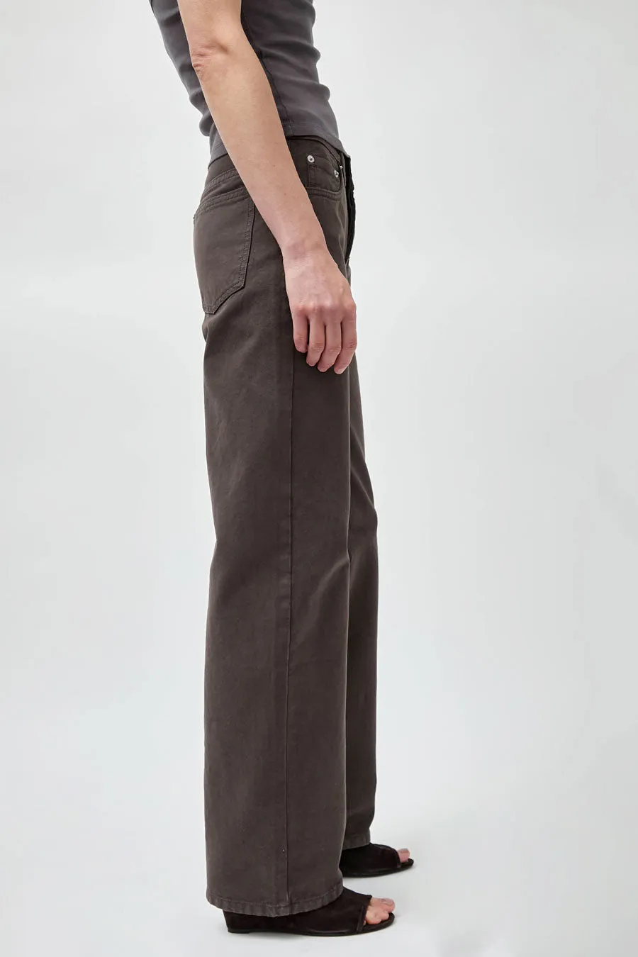 St. Agni Canvas 90s Low Rise Jeans in Ash sold by No. 6 product image thumbnail 4