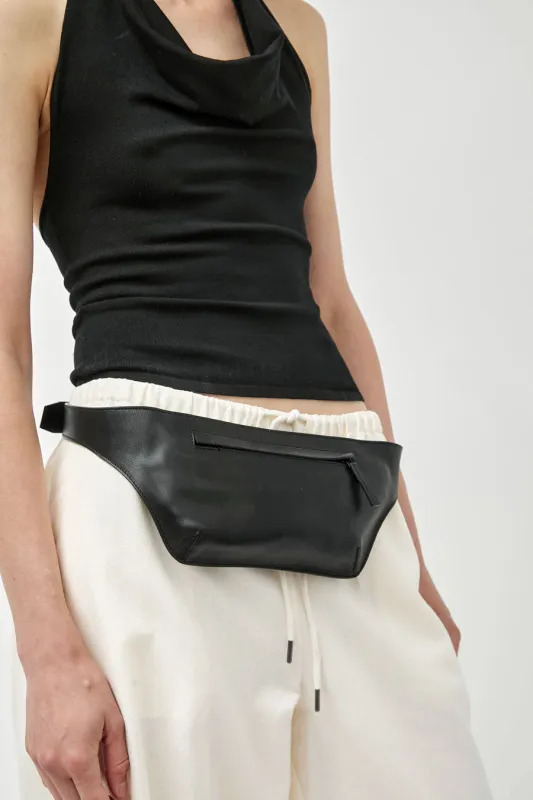 St. Agni Arc Belt Bag in Black made by St. Agni