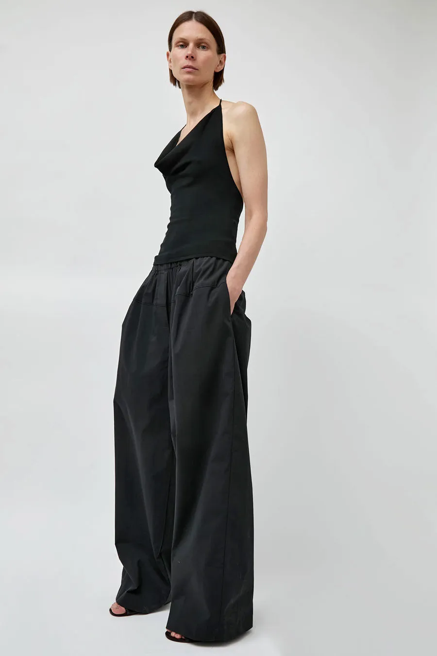 St. Agni Cowl Halter Knit Top in Black sold by No. 6 product image thumbnail 5