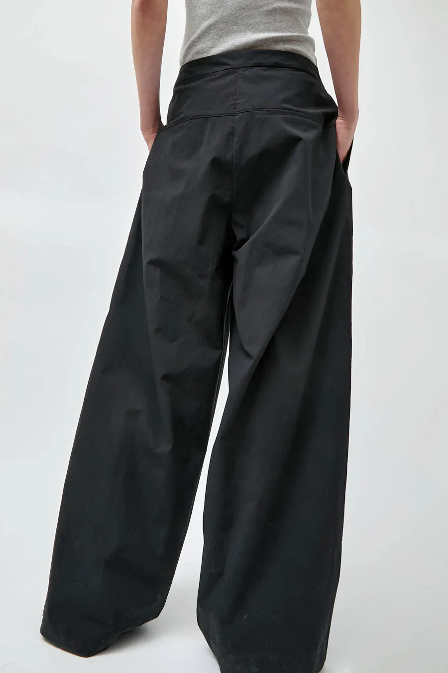 St. Agni Relaxed Pleated Pants in Black sold by No. 6 product image thumbnail 5
