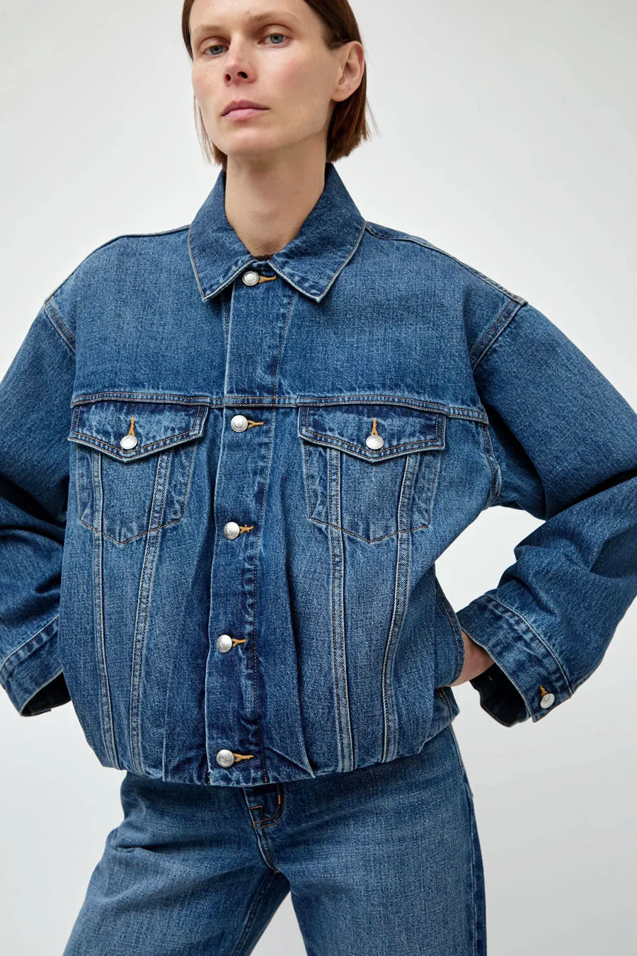 Oketo Cut 201 Jacket in Vintage Dark sold by No. 6