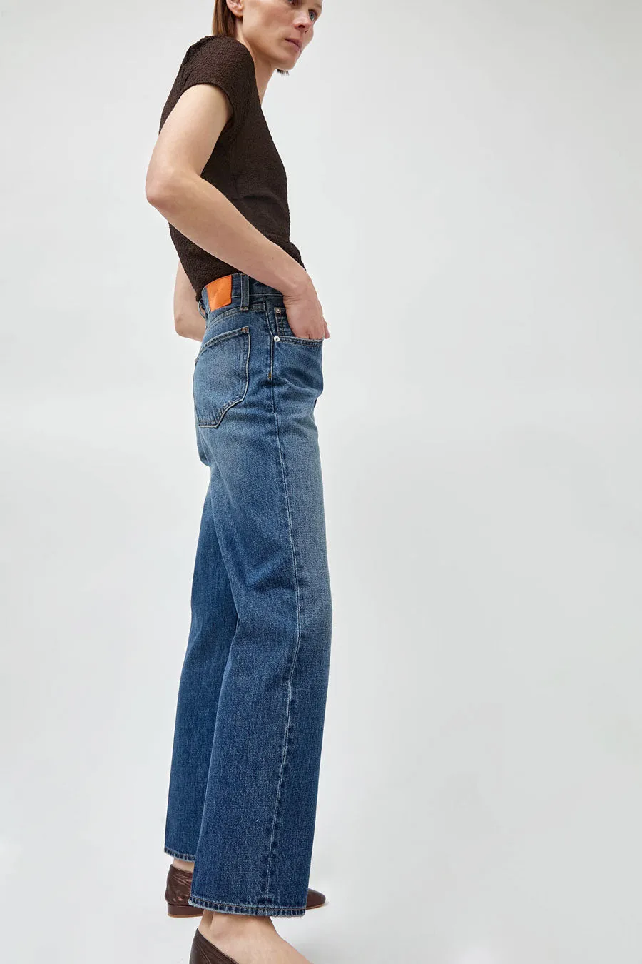 Oketo Cut 101 Straight Jean in Vintage Dark sold by No. 6 product image thumbnail 4