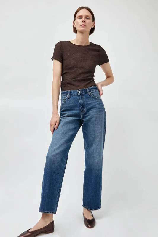 Oketo Cut 101 Straight Jean in Vintage Dark made by No. 6