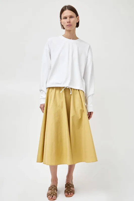 Modern Weaving Relaxed Circle Skirt in Wheat made by Modern Weaving