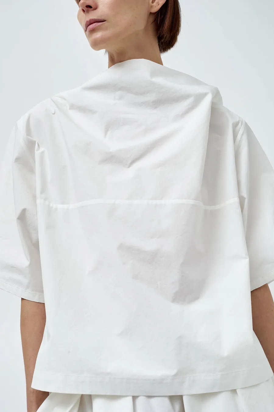 Modern Weaving Sculptural Boxy Tee in Off White sold by No. 6 product image thumbnail 3