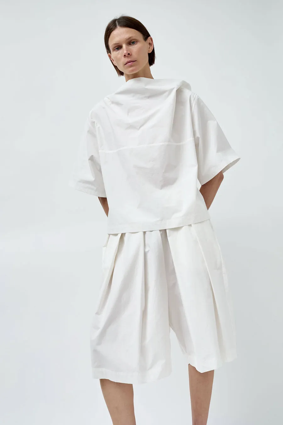 Modern Weaving Sculptural Boxy Tee in Off White sold by No. 6 product image thumbnail 5