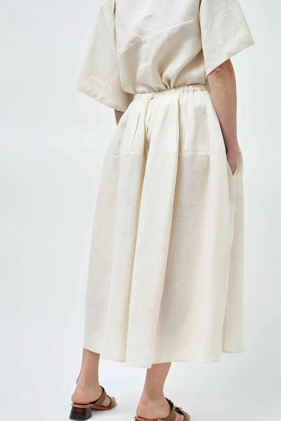 Modern Weaving Godet Circle Skirt in Bone sold by No. 6 product image thumbnail 5