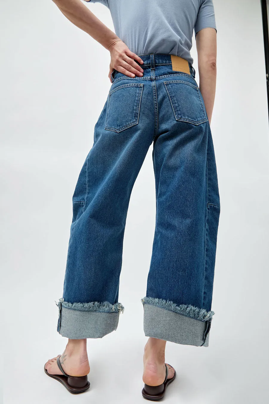 B Sides Relaxed Cuffed Lasso Jean in Cate Wash sold by No. 6 product image thumbnail 5
