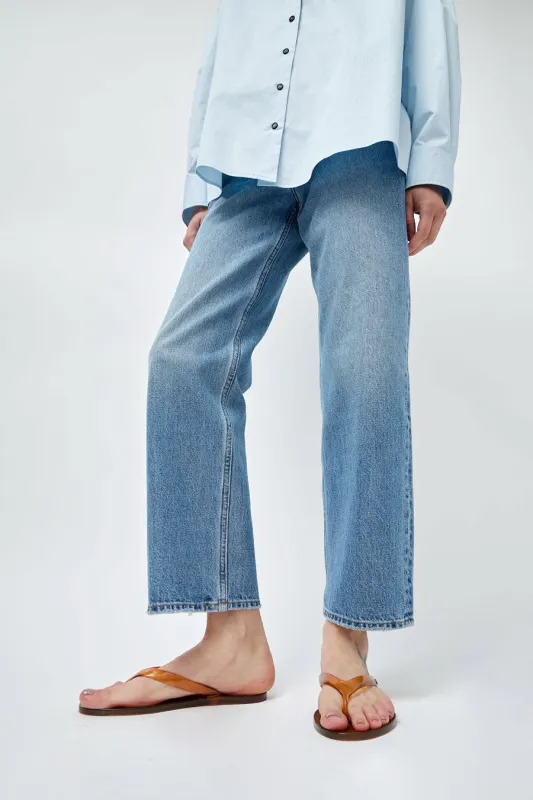 Ancient Greek Sandals Jelly Flip Flop in Caramel made by Ancient Greek Sandals