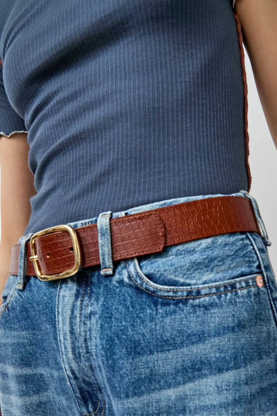 Herbert Frere Soeur La Sabin Batiste Belt in Batiste Marron sold by No. 6 product image thumbnail 3