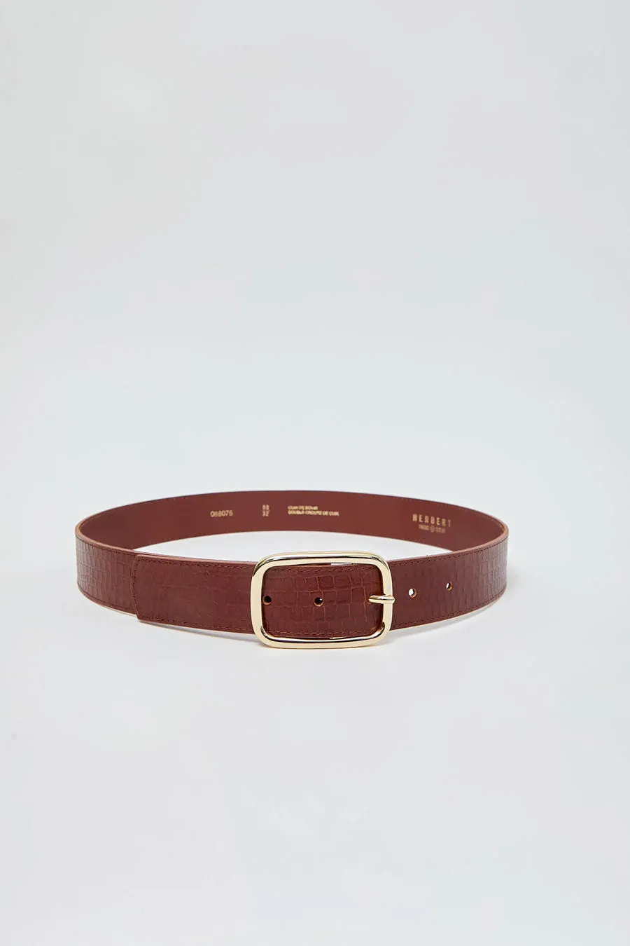 Herbert Frere Soeur La Sabin Batiste Belt in Batiste Marron sold by No. 6 product image thumbnail 2