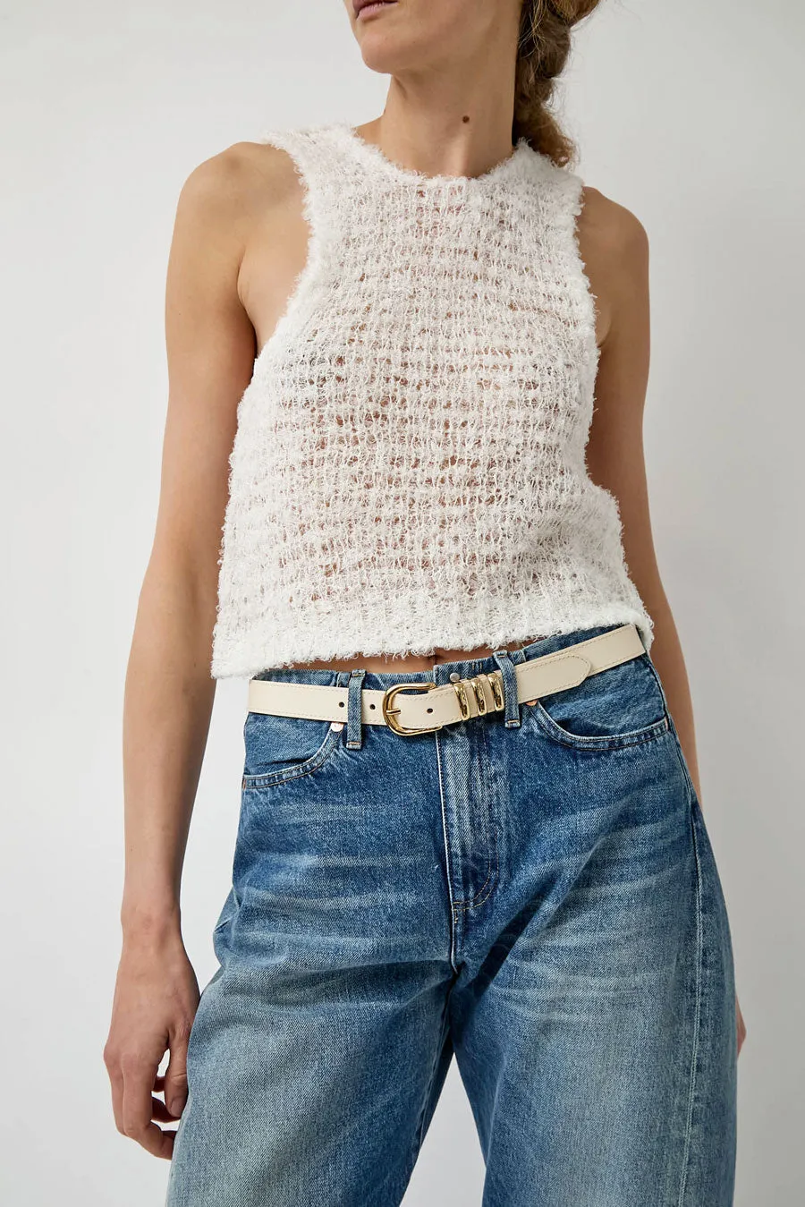 Herbert Frere Soeur La Iena Belt in Crema sold by No. 6 product image thumbnail 3