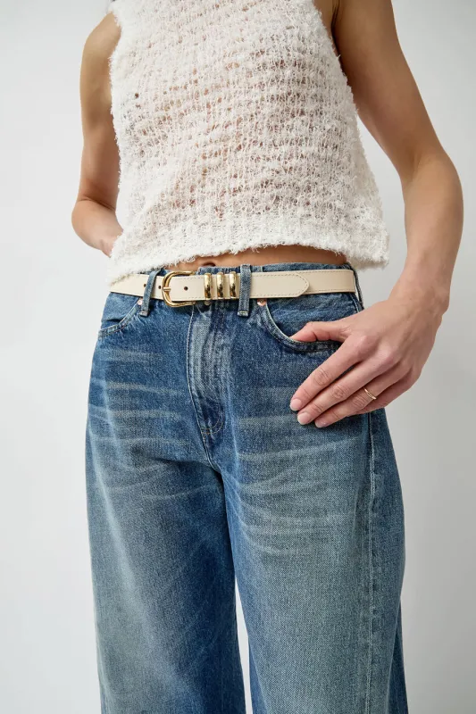 Herbert Frere Soeur La Iena Belt in Crema made by No. 6