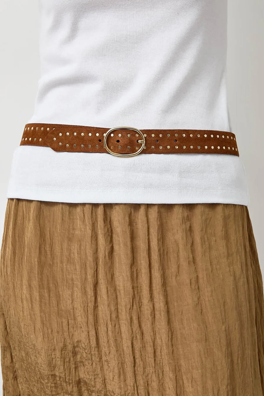 Herbert Frere Soeur La Pasha Velours Belt in Castagna sold by No. 6 product image thumbnail 2