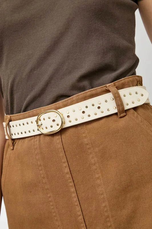 Herbert Frere Soeur La Pasha Belt in Crema made by No. 6