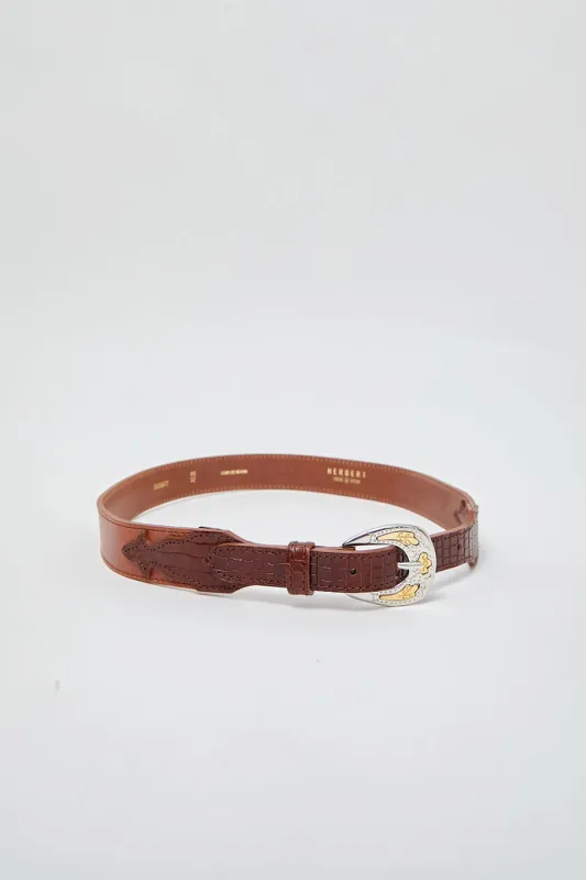 Herbert Frere Soeur La Boston Belt in Camel and Batiste made by No. 6