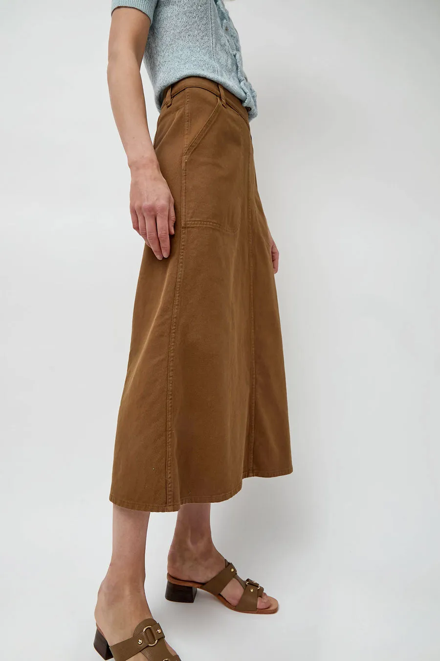 Atelier Delphine Erin Skirt in Summer Brown sold by No. 6 product image thumbnail 2