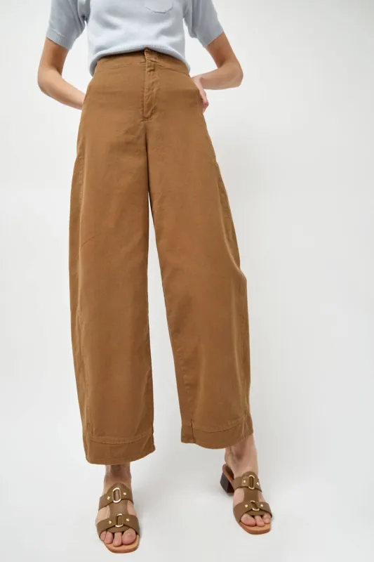 Atelier Delphine Dakar Pant in Summer Brown made by Atelier Delphine