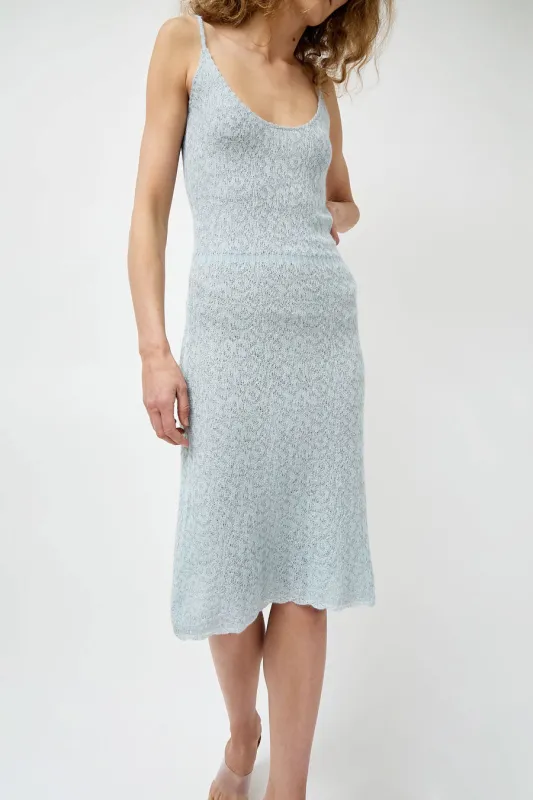 Atelier Delphine Jacquard Cami Dress in Light Blue made by Atelier Delphine
