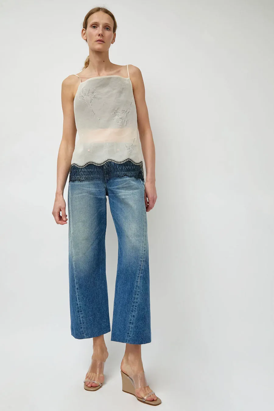 Tanaka Combi Cami Top in Natural with Embroidery sold by No. 6 product image thumbnail 5