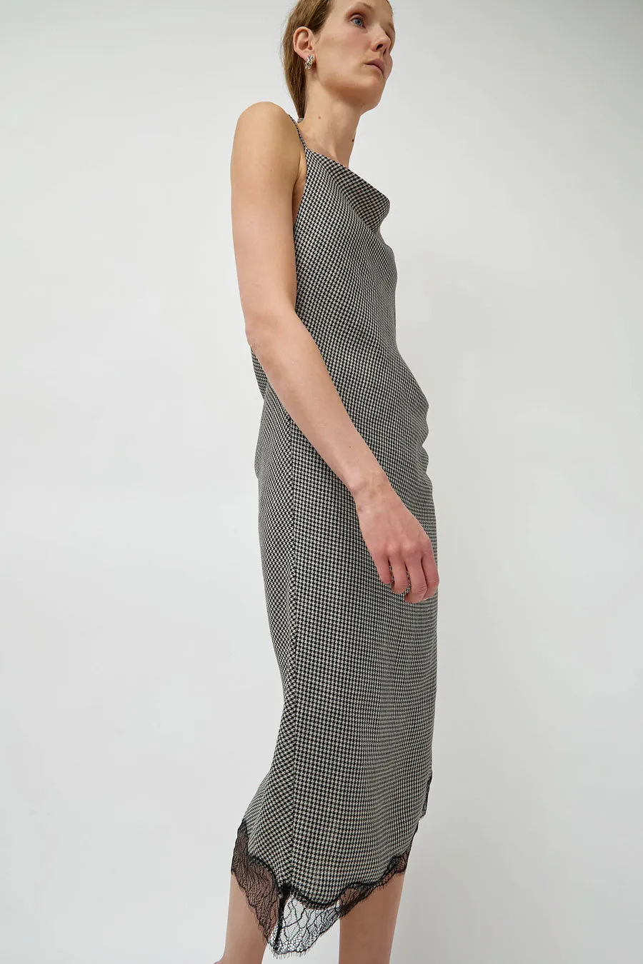 Tanaka Slip Dress in Houndstooth sold by No. 6 product image thumbnail 4