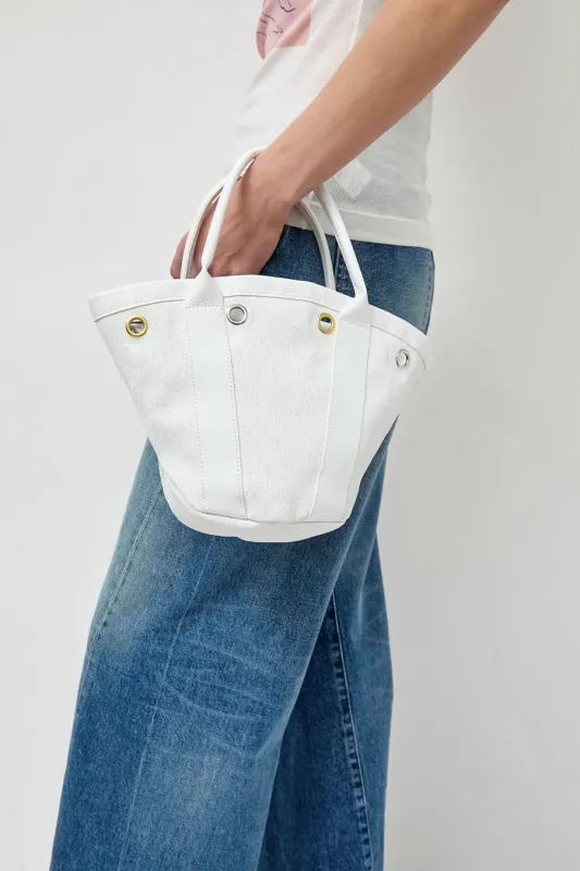 Tanaka Tote Bag in White made by TANAKA