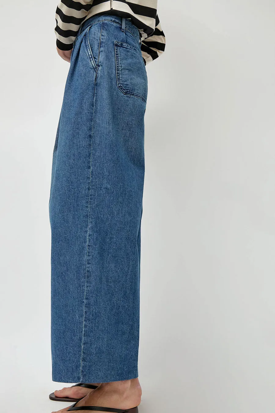 Tanaka Hakama Jean Trousers in Vintage Blue sold by No. 6 product image thumbnail 4