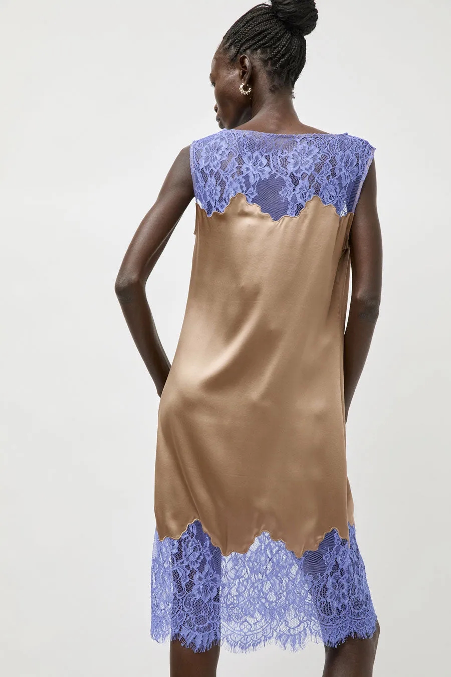 No.6 Oyster Dress in Tan and Blue sold by No. 6 product image thumbnail 5