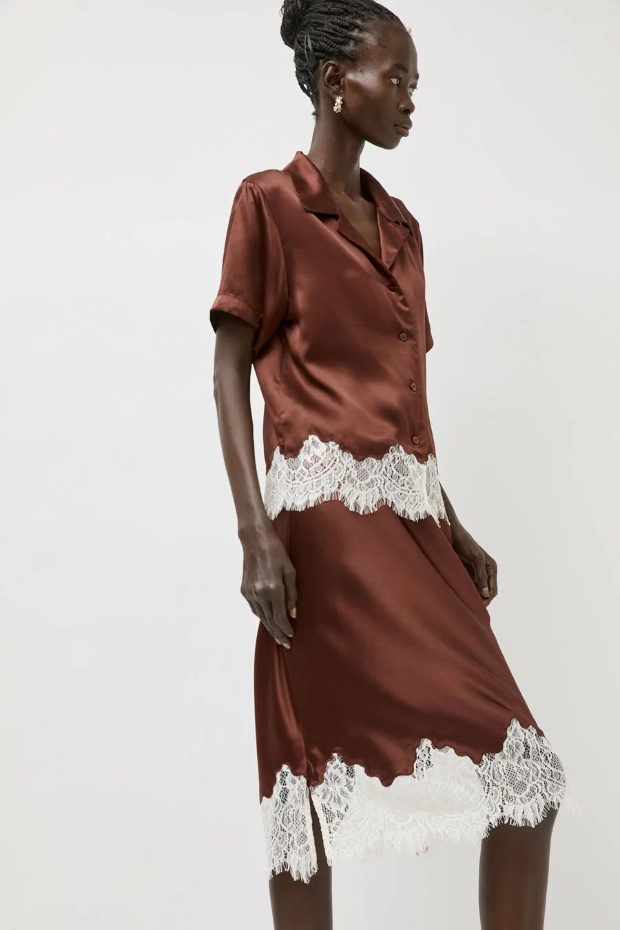 No.6 Reina Skirt in Rust sold by No. 6 product image thumbnail 3