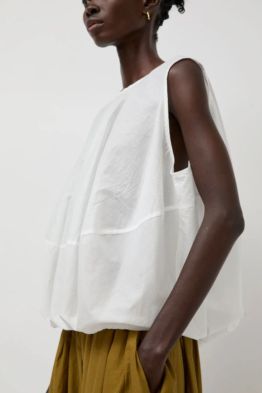 La Piscine Volume Top in Off White sold by No. 6 product image thumbnail 3