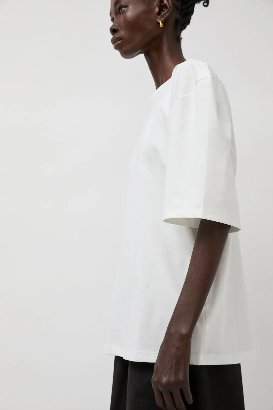 La Piscine Puffy Tee in Optic White sold by No. 6 product image thumbnail 2