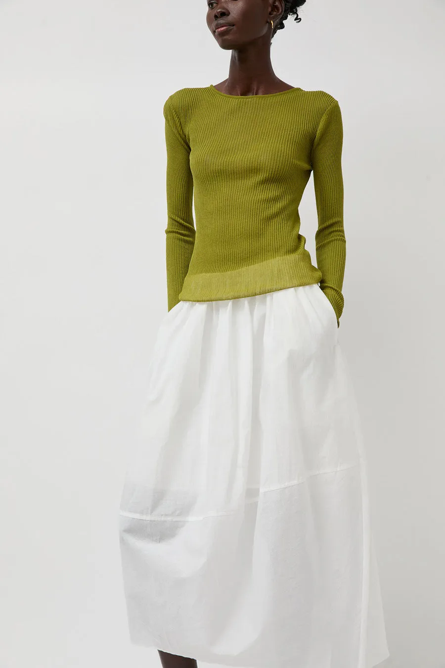 La Piscine Tee Crew Neck in Olive sold by No. 6 product image thumbnail 5
