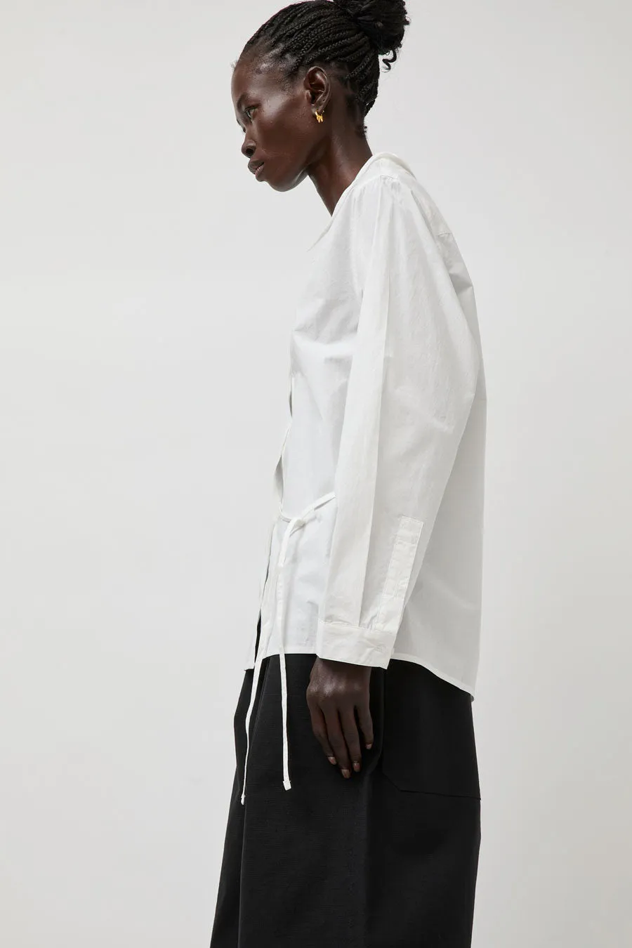 Deiji Studios Left Shirt in White sold by No. 6 product image thumbnail 2