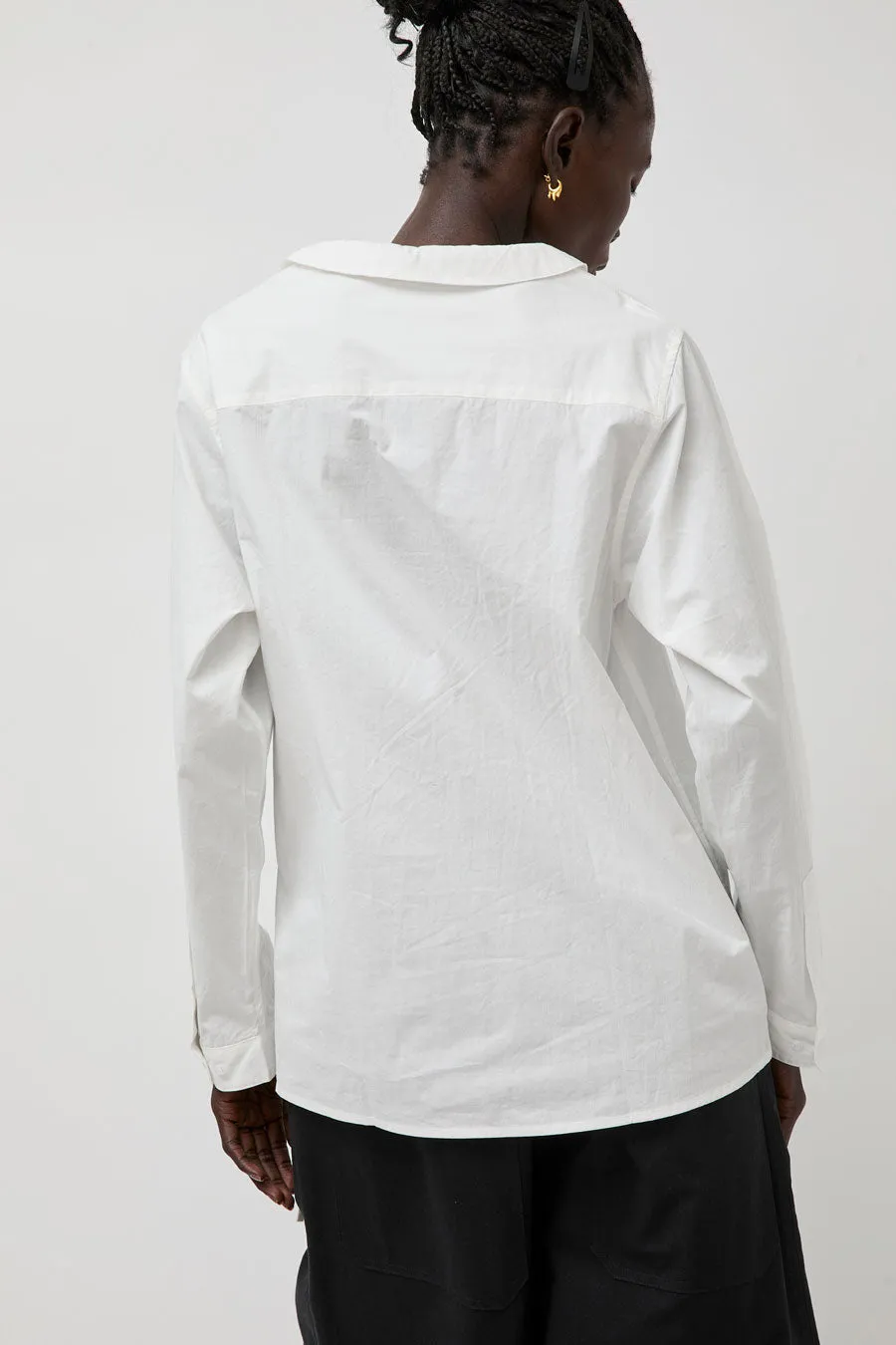 Deiji Studios Left Shirt in White sold by No. 6 product image thumbnail 5