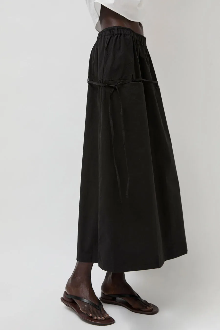 Deiji Studios Loop Pocket Skirt in Black sold by No. 6 product image thumbnail 2