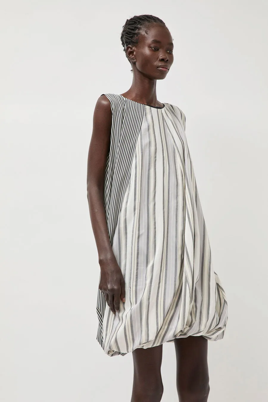 Baserange Bella Dress in Grey Stripe sold by No. 6 product image thumbnail 5