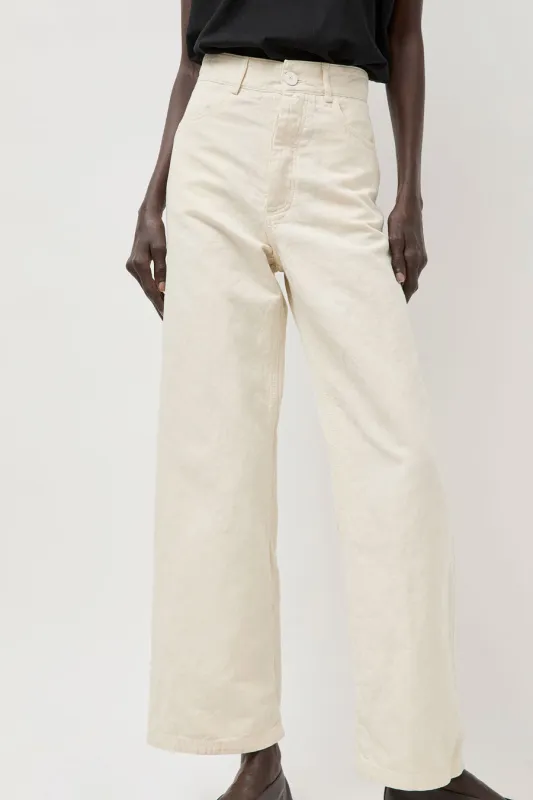 Baserange Navalo Pants in Undyed made by Baserange