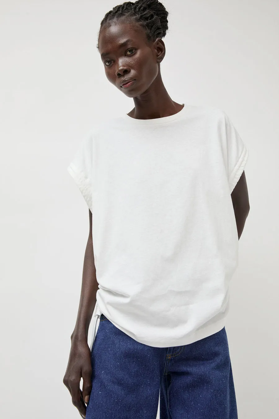 Baserange Stele Tank in Off White sold by No. 6