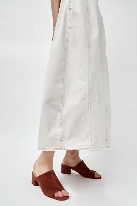 No.6 Leah Sandal in Syrup Suede made by No. 6