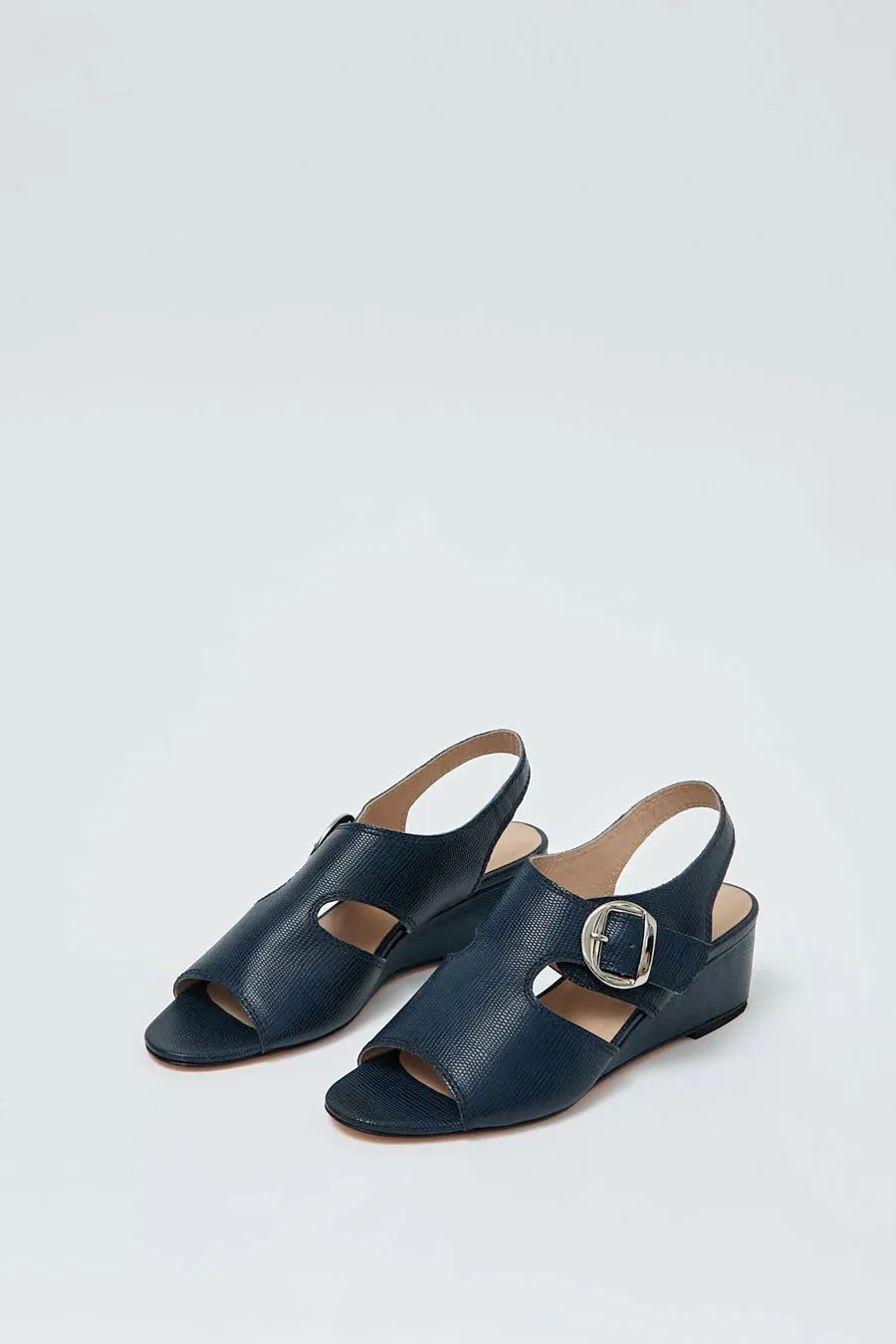 No.6 Margo Sandal in Navy Lizard sold by No. 6 product image thumbnail 2