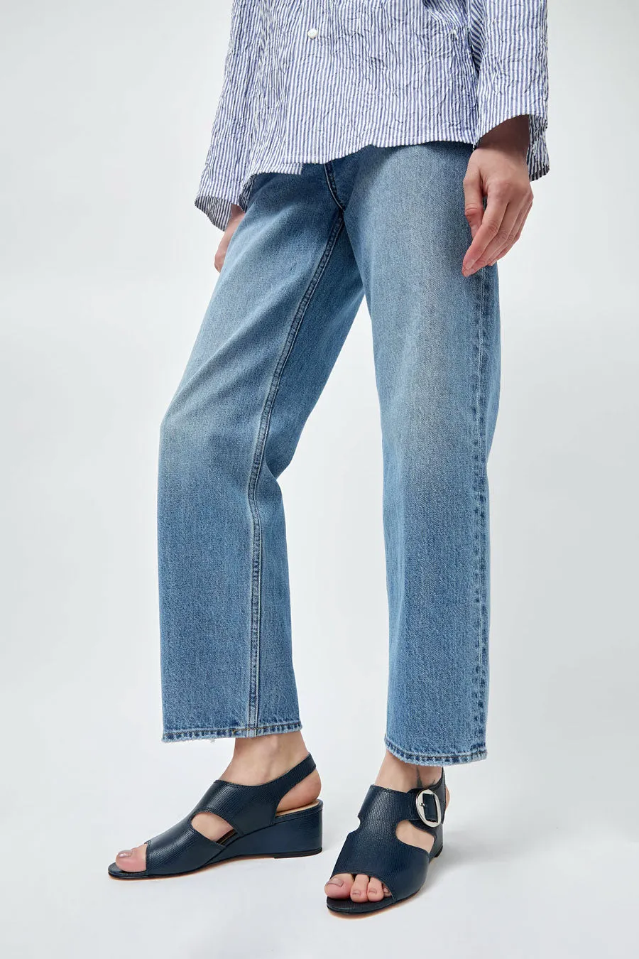 No.6 Margo Sandal in Navy Lizard sold by No. 6 product image thumbnail 3