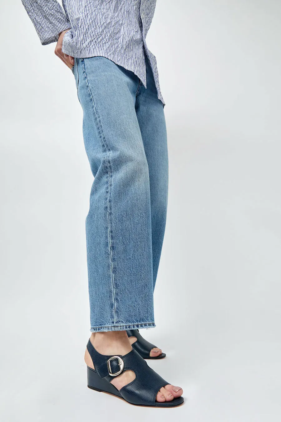 No.6 Margo Sandal in Navy Lizard sold by No. 6 product image thumbnail 5