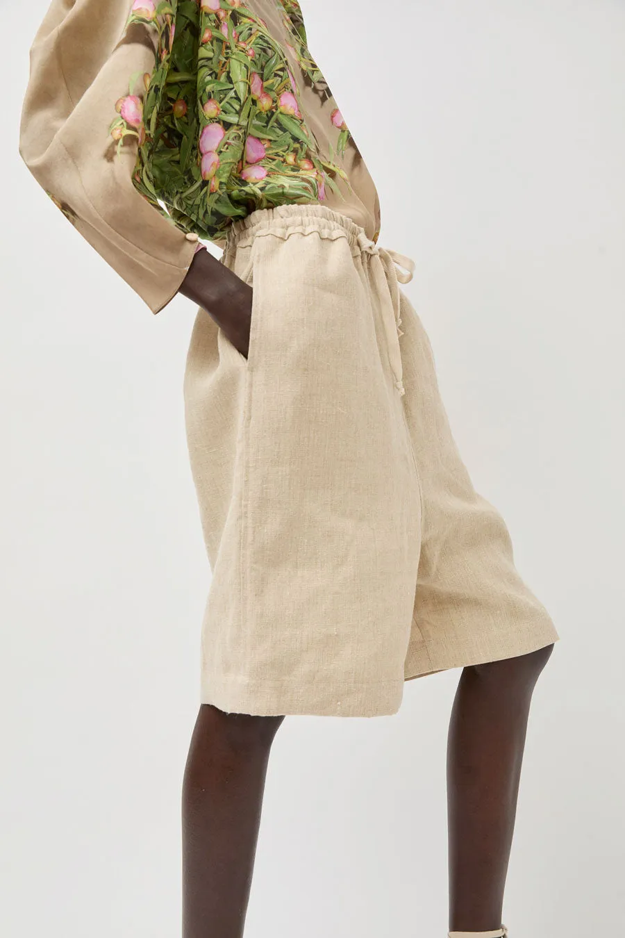 Anntian Unisex Shorts in Natural sold by No. 6 product image thumbnail 2