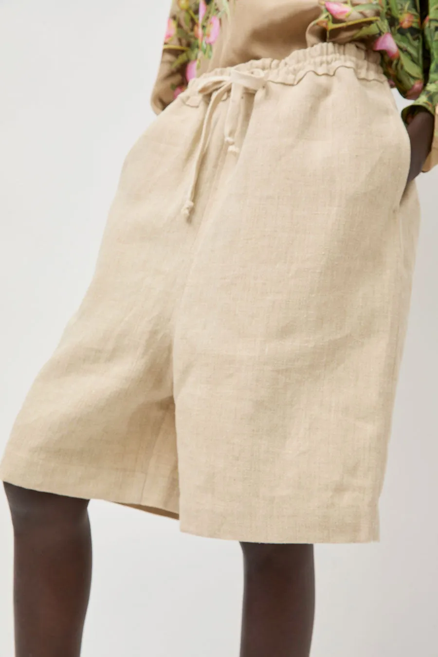Anntian Unisex Shorts in Natural sold by No. 6 product image thumbnail 5