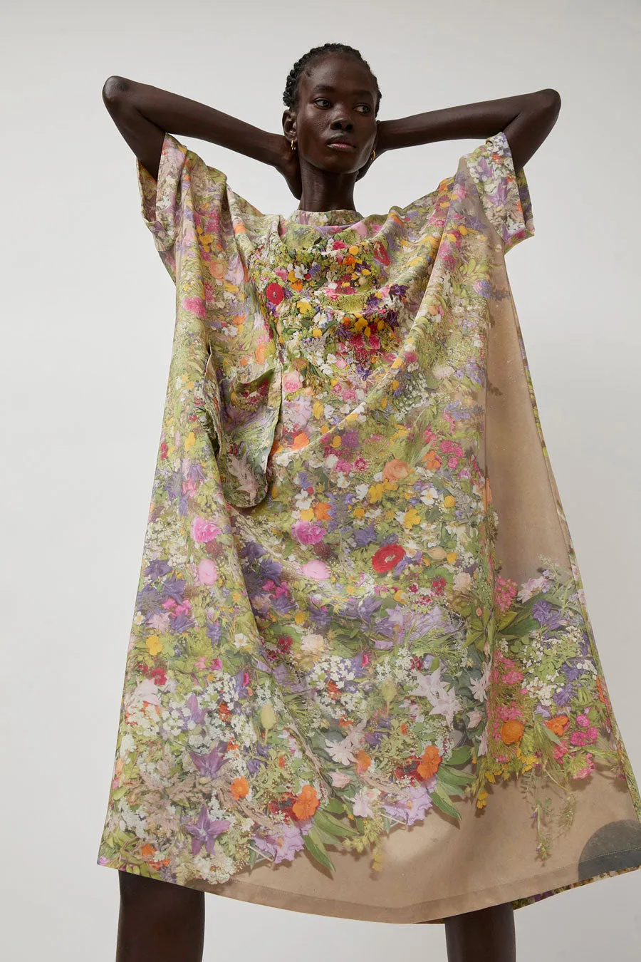 Anntian Silk Dress in Print D Bouquet sold by No. 6 product image thumbnail 2