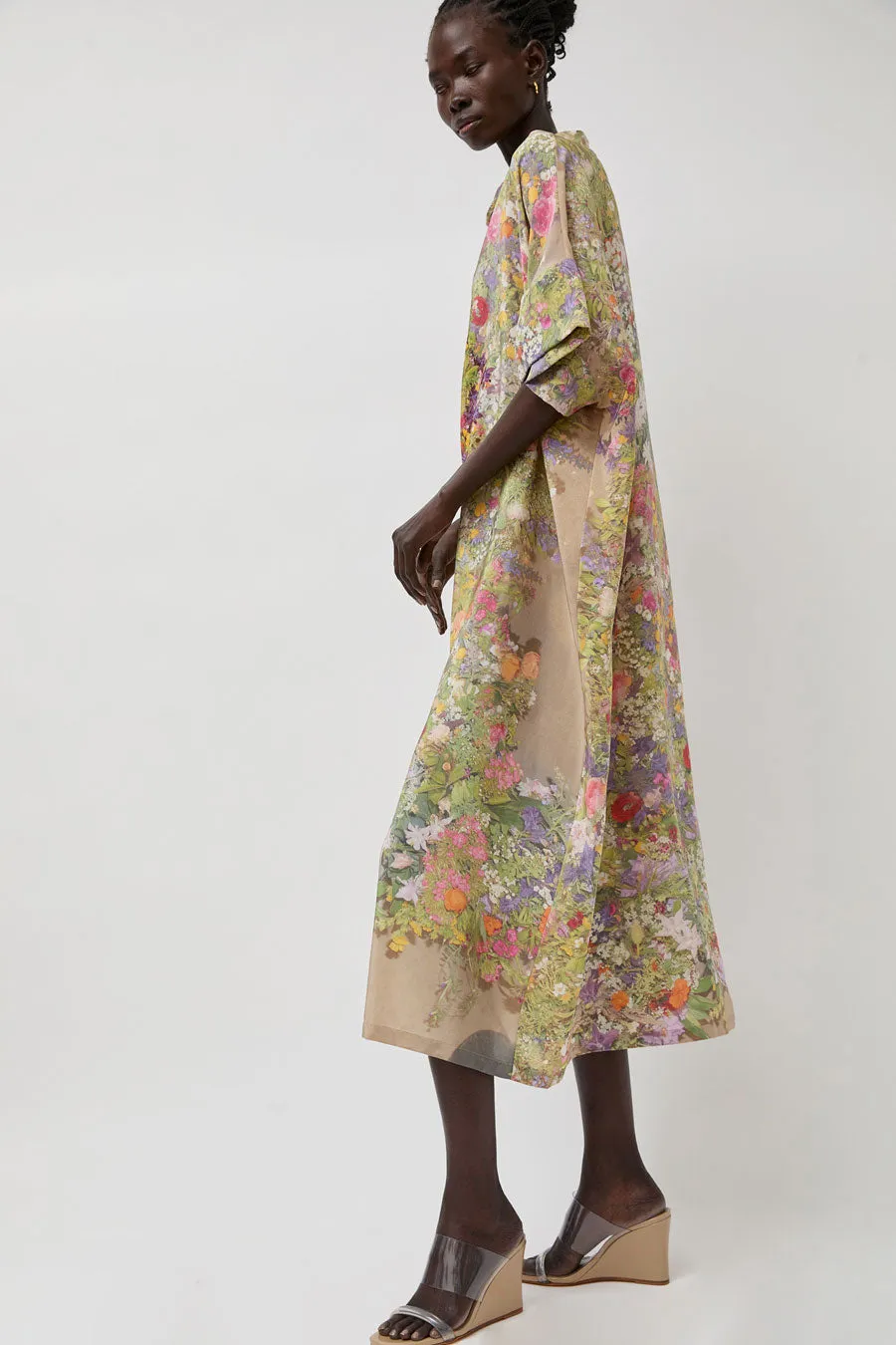 Anntian Silk Dress in Print D Bouquet sold by No. 6 product image thumbnail 3